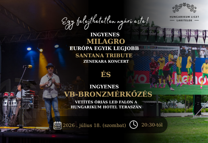 MILAGRO koncert és VB-bronzmérkőzés