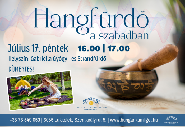 Hangfürdő a szabadban