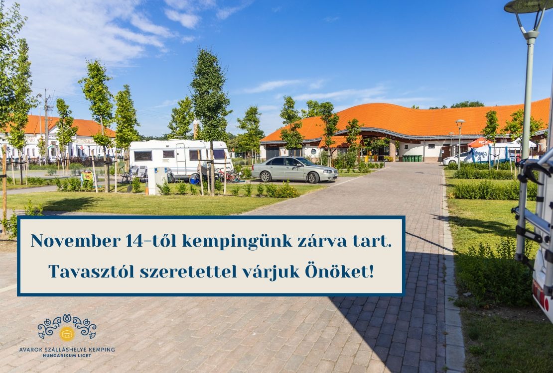 Kempingünk bezárja kapuit a 2022-es évre