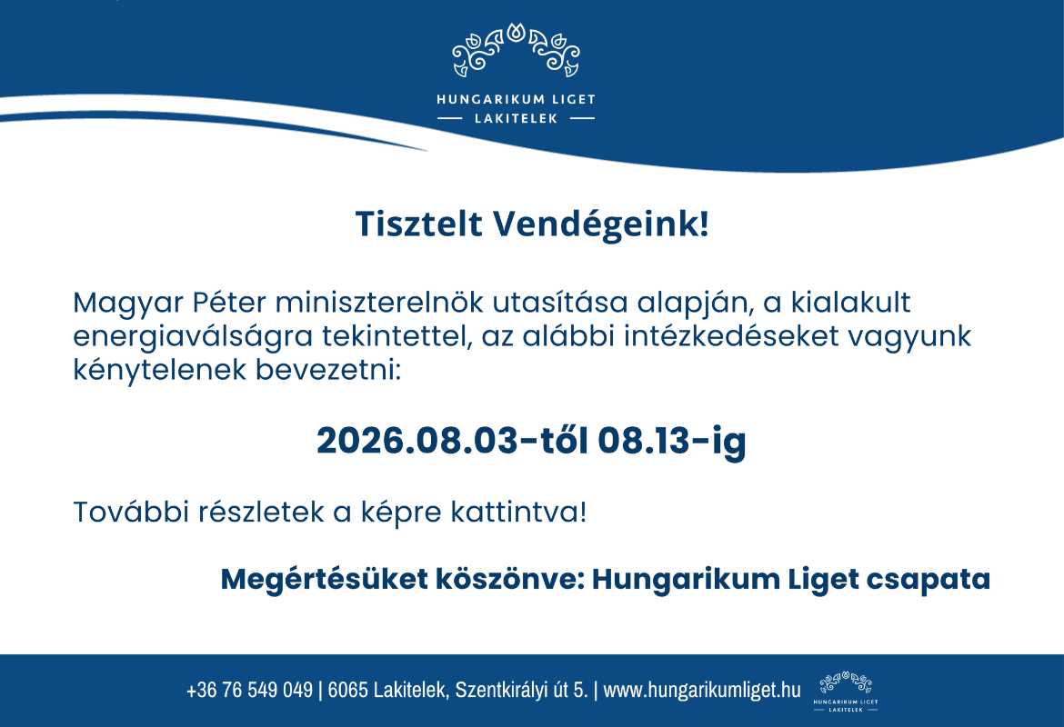 Tájékoztató ideiglenes intézkedésekről